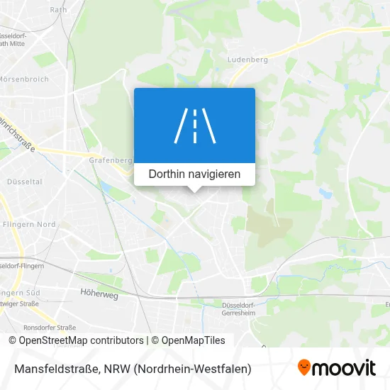 Mansfeldstraße Karte