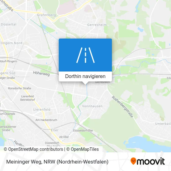 Meininger Weg Karte