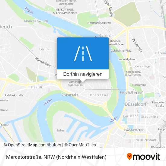 Mercatorstraße Karte