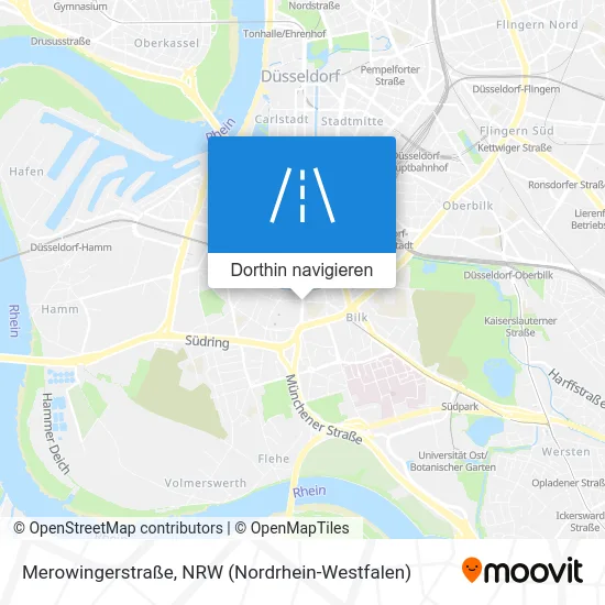 Merowingerstraße Karte