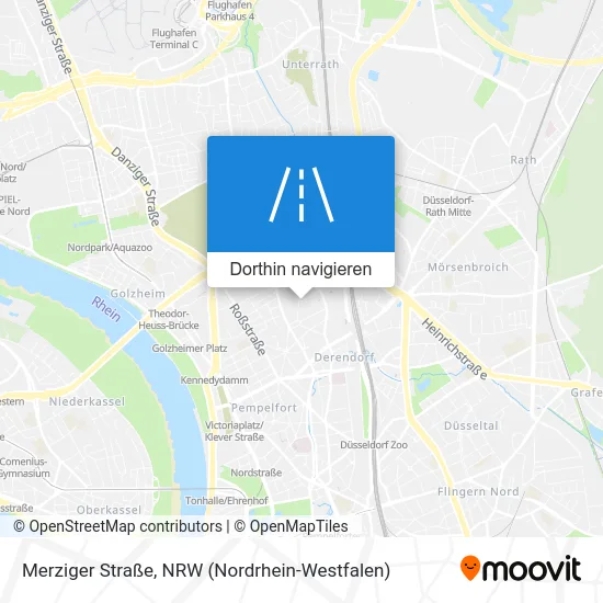 Merziger Straße Karte