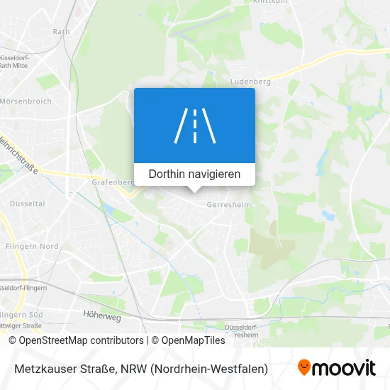 Metzkauser Straße Karte