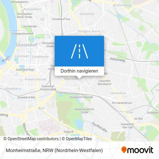 Monheimstraße Karte
