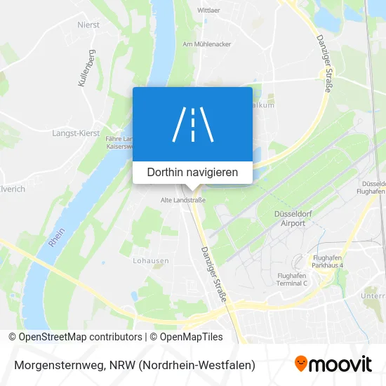 Morgensternweg Karte