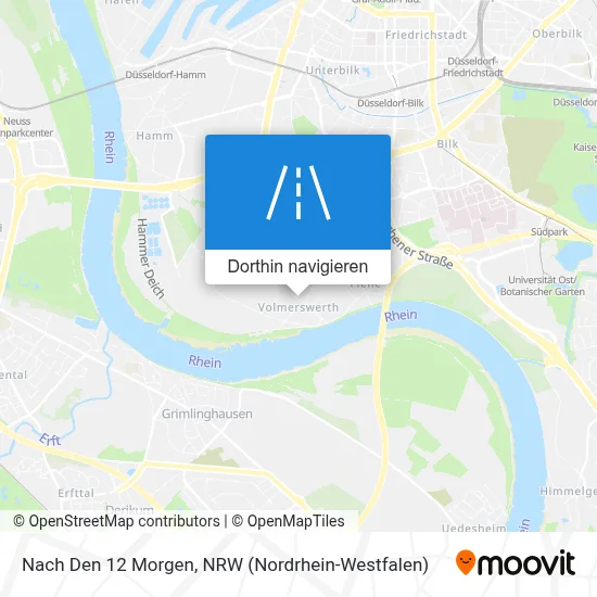 Nach Den 12 Morgen Karte