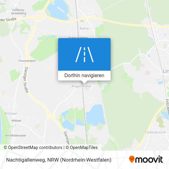 Nachtigallenweg Karte