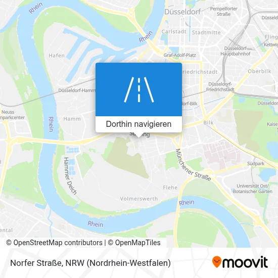 Norfer Straße Karte