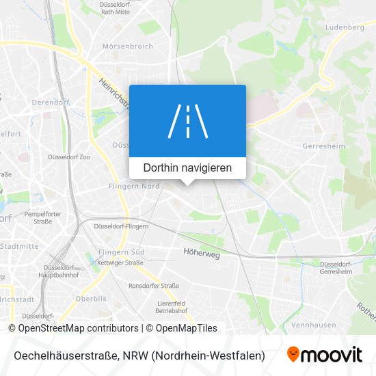Oechelhäuserstraße Karte