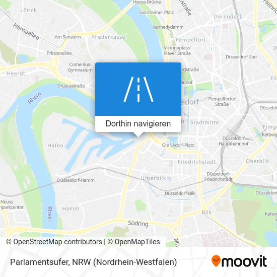 Parlamentsufer Karte