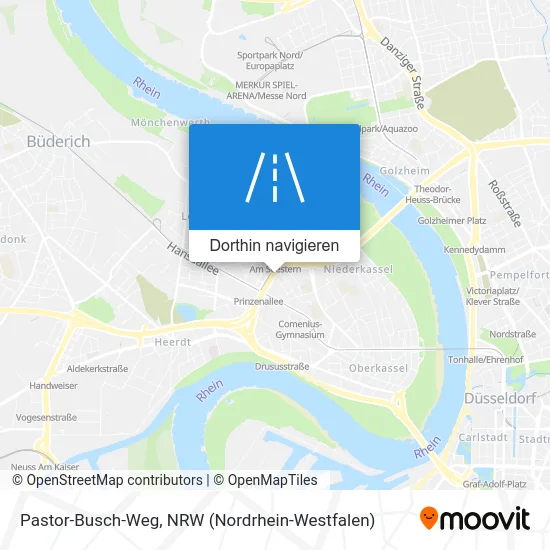 Pastor-Busch-Weg Karte