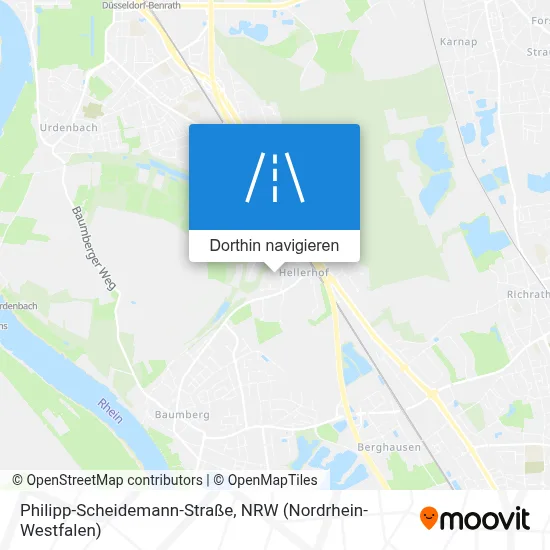 Philipp-Scheidemann-Straße Karte