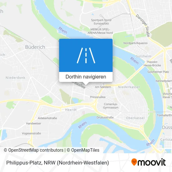 Philippus-Platz Karte