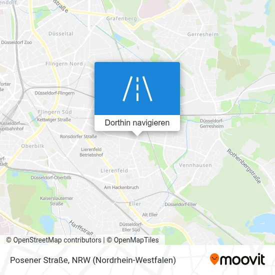 Posener Straße Karte