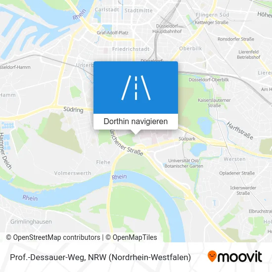Prof.-Dessauer-Weg Karte