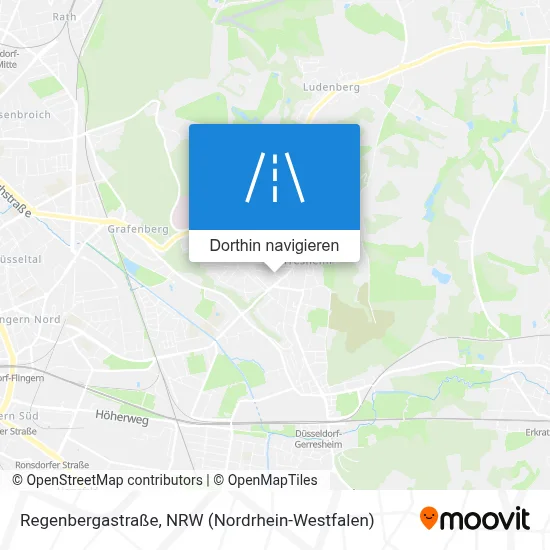 Regenbergastraße Karte