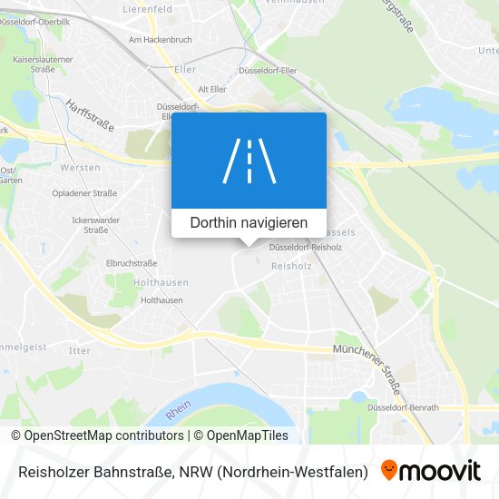 Reisholzer Bahnstraße Karte
