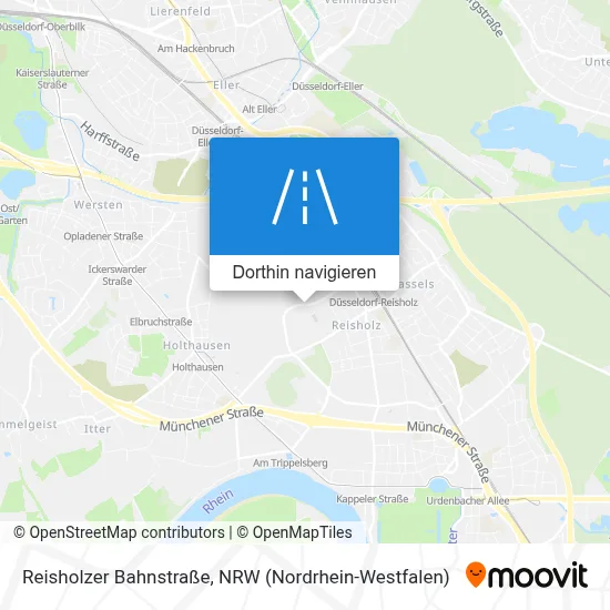 Reisholzer Bahnstraße Karte
