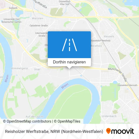 Reisholzer Werftstraße Karte