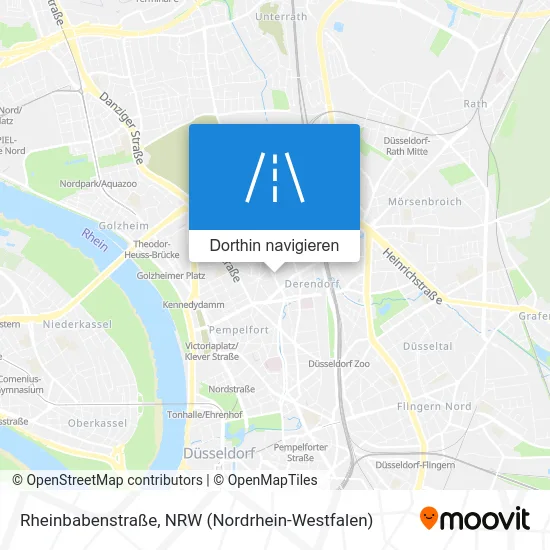 Rheinbabenstraße Karte