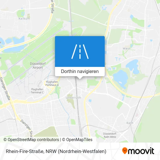 Rhein-Fire-Straße Karte