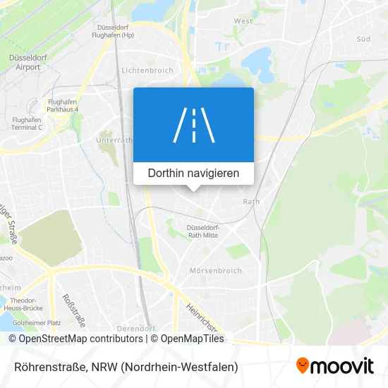 Röhrenstraße Karte