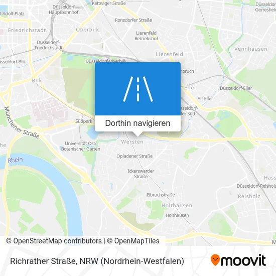Richrather Straße Karte