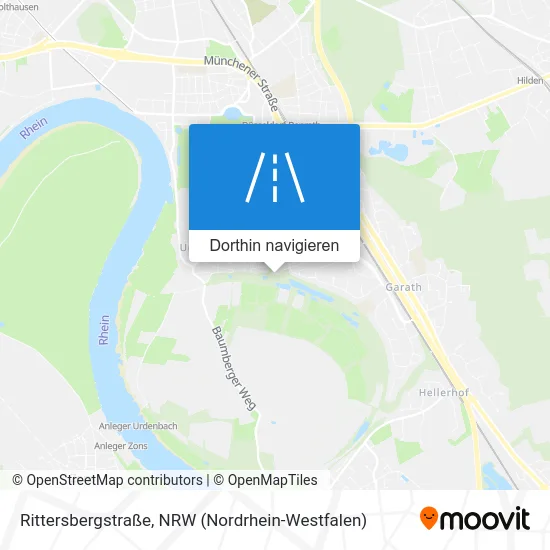 Rittersbergstraße Karte