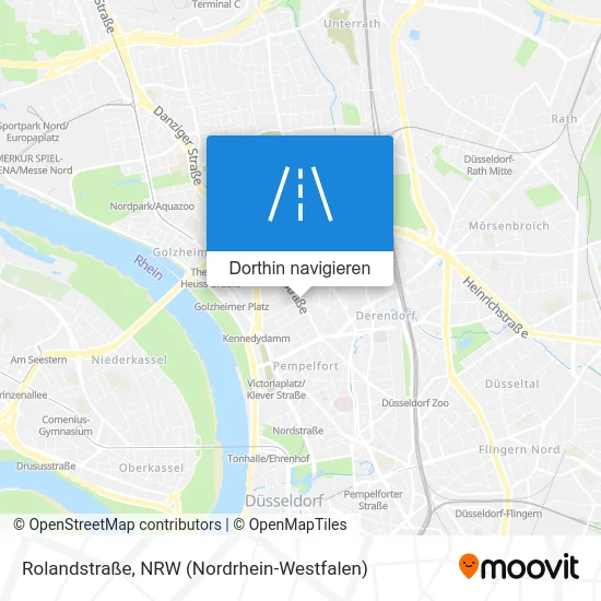 Rolandstraße Karte