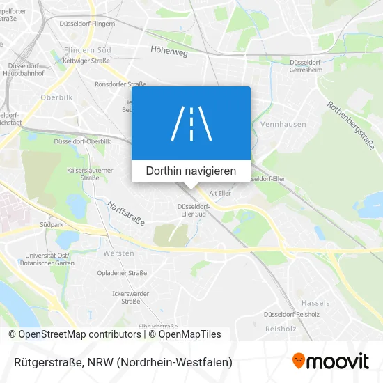 Rütgerstraße Karte