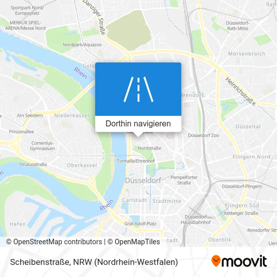 Scheibenstraße Karte