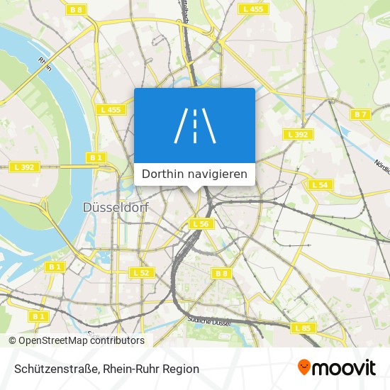 Wie komme ich zu der Schützenstraße in Düsseldorf mit dem