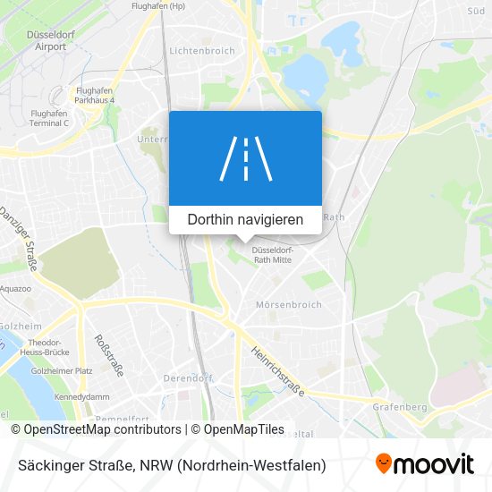 Säckinger Straße Karte