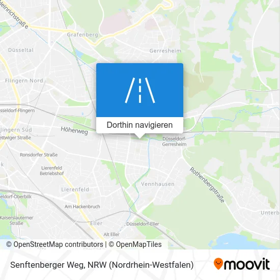 Senftenberger Weg Karte