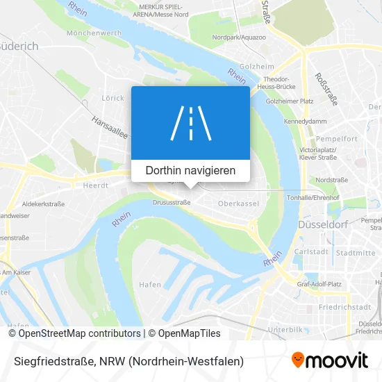 Siegfriedstraße Karte