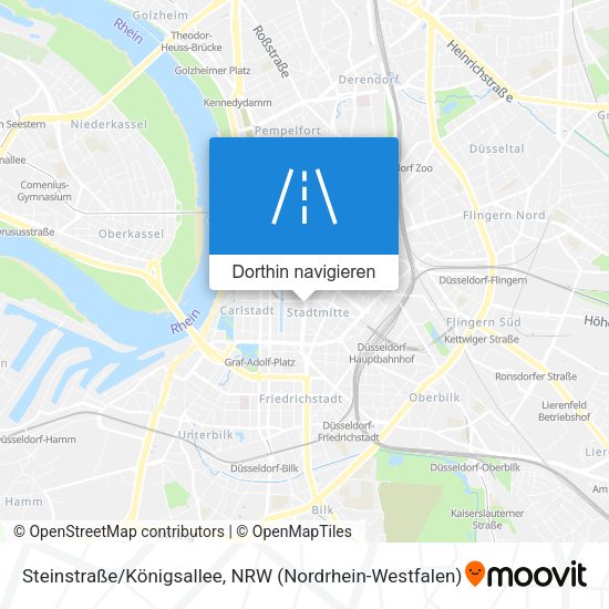 Steinstraße/Königsallee Karte
