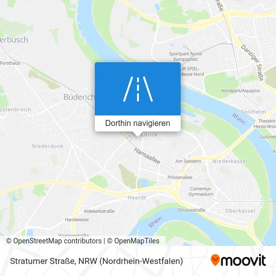 Stratumer Straße Karte