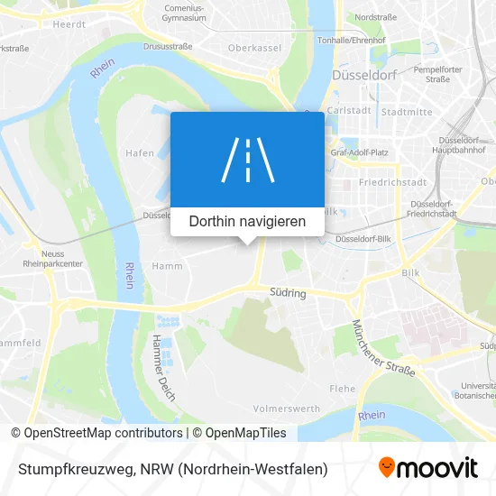 Stumpfkreuzweg Karte