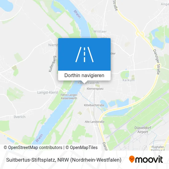 Suitbertus-Stiftsplatz Karte