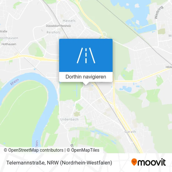 Telemannstraße Karte