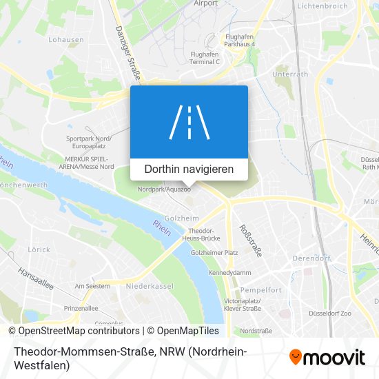 Theodor-Mommsen-Straße Karte