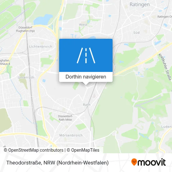 Theodorstraße Karte