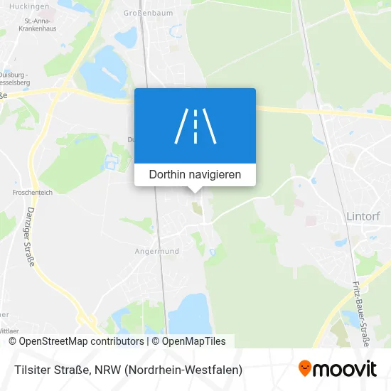 Tilsiter Straße Karte