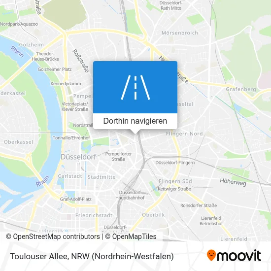 Toulouser Allee Karte