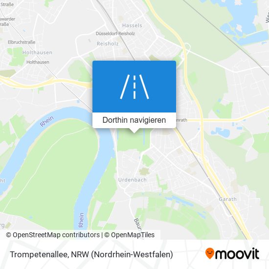 Trompetenallee Karte