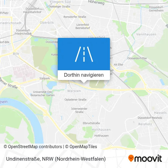 Undinenstraße Karte