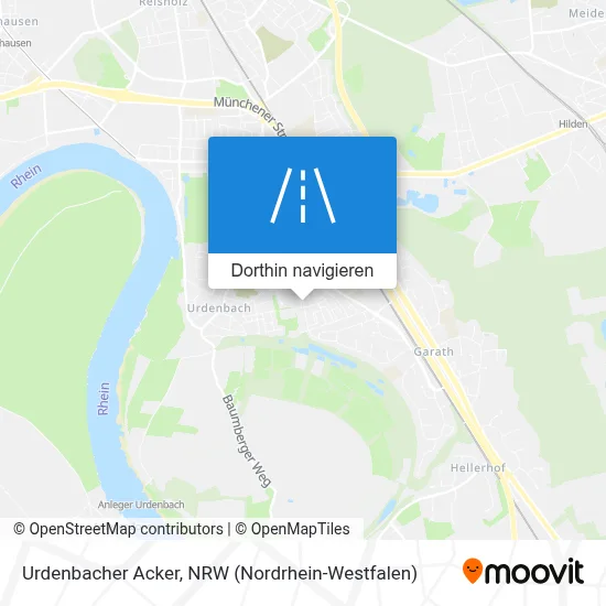 Urdenbacher Acker Karte