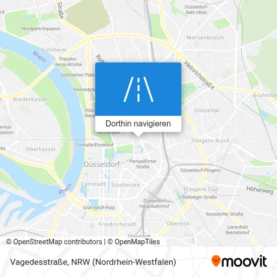 Vagedesstraße Karte