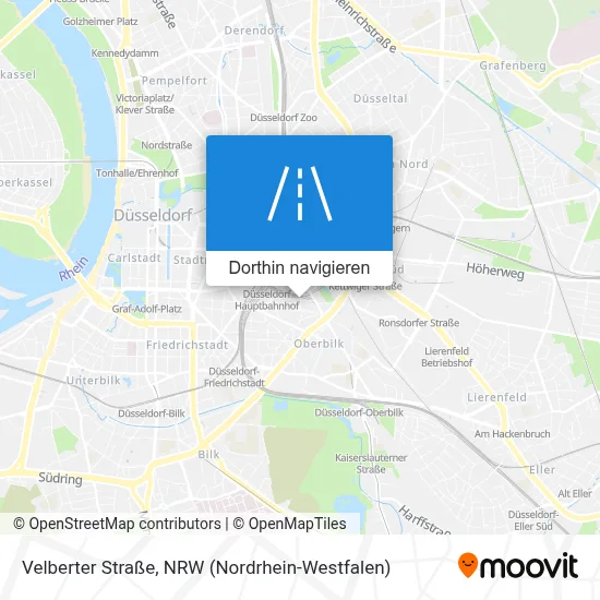 Velberter Straße Karte