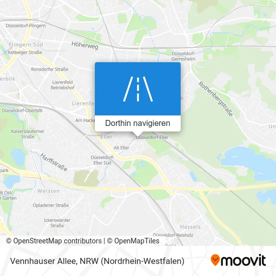 Vennhauser Allee Karte