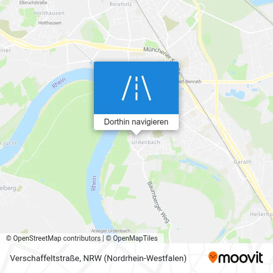 Verschaffeltstraße Karte